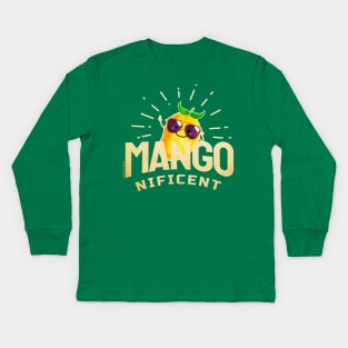 Mangonificent Kids Long Sleeve T-Shirt